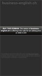 Mobile Screenshot of business-english.ch